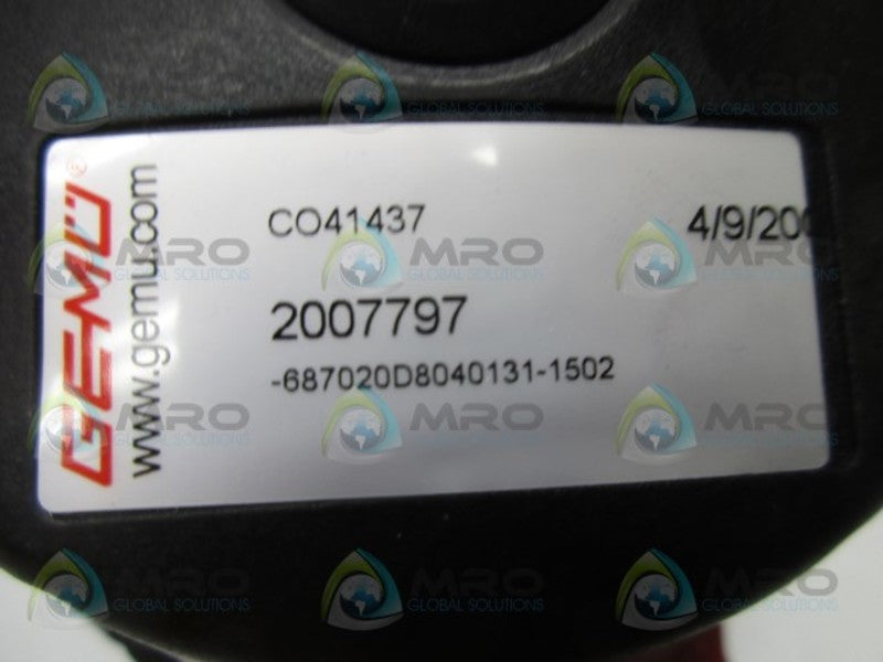 GEMU CO41437 ACTUATOR VALVE  NSMP