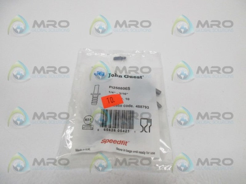 JOHN GUEST PI250806S (PKG OF 10) * NEW IN FACTORY BAG *