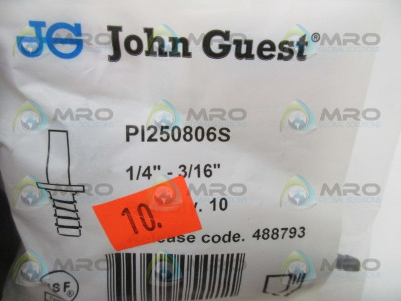 JOHN GUEST PI250806S (PKG OF 10) * NEW IN FACTORY BAG *