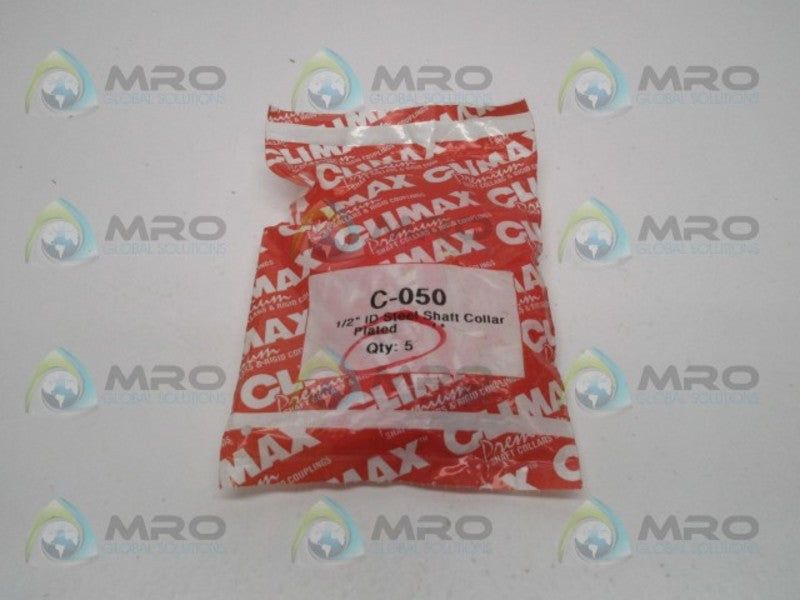 CLIMAX C-050 STEEL SHAFT COLLAR (PK OF 5)  NSMP