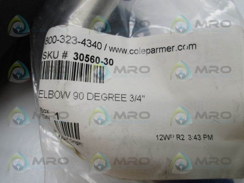 COLE PARMER 30560-30 ELBOW  NSMP