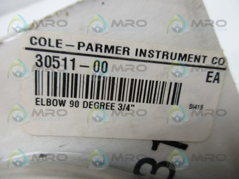 COLE PARMER 30511-00 ELBOW  NSMP