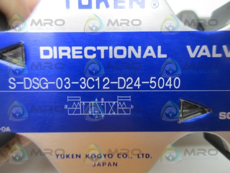 YUKEN S-DSG-03-3C12-D24-5040 DIRECTIONAL VALVE  NSMP