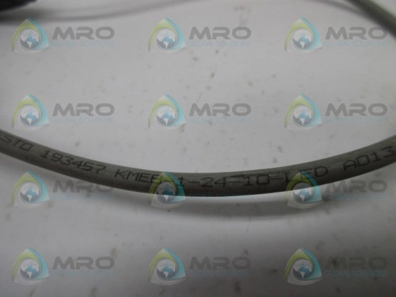 FESTO KMEB-1-24-10-LED PLUG SOCKET W/ CABLE  UNMP
