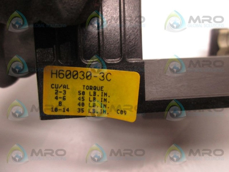 BUSSMANN H60030-3C FUSE HOLDER  UNMP
