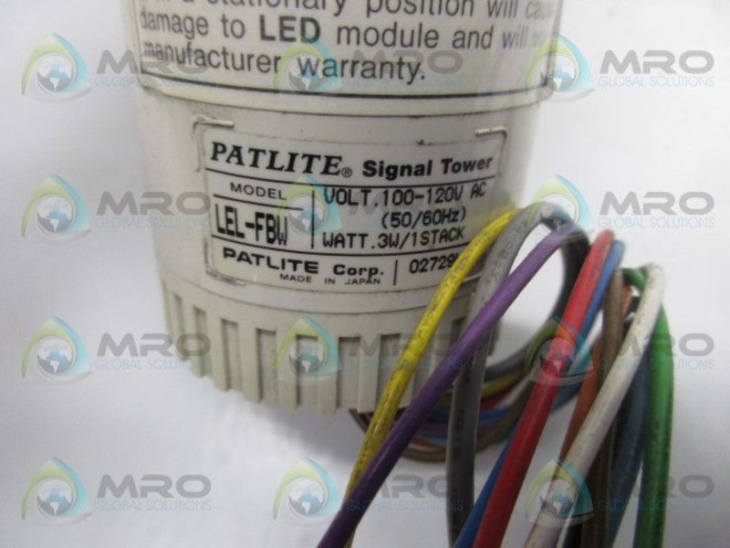 PATLITE LEL-FBW STROBE LIGHT  UNMP
