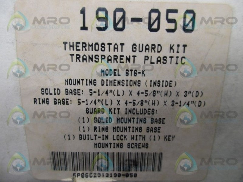INVENSYS 190-050 THERMOSTAT GUARD KIT  NSMP