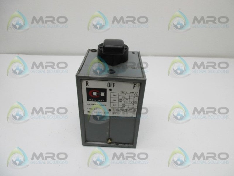 CUTLER HAMMER 944IH284C REVERSING DRUM SWITCH  UNMP