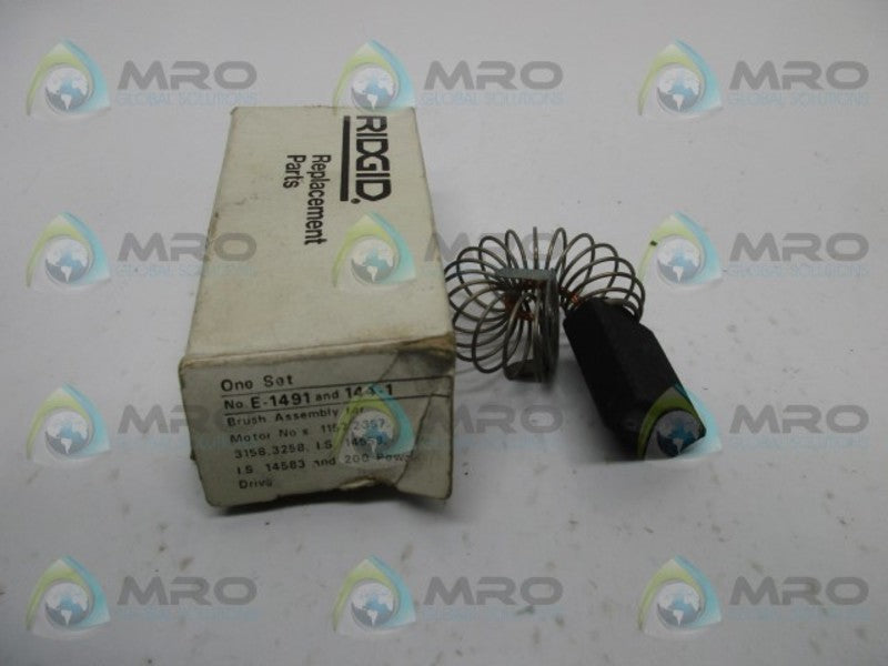 RIDGID E-1491 144-1 BRUSH ASSEMBLY REPLACEMENT  NSMP
