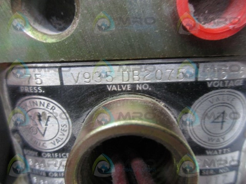 SKINNER V935DB2075 VALVE  UNMP