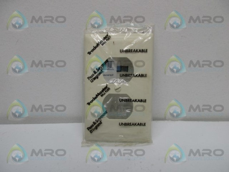 LEVITON TP8-LA TRADEMASTER WALLPLATE  NSMP
