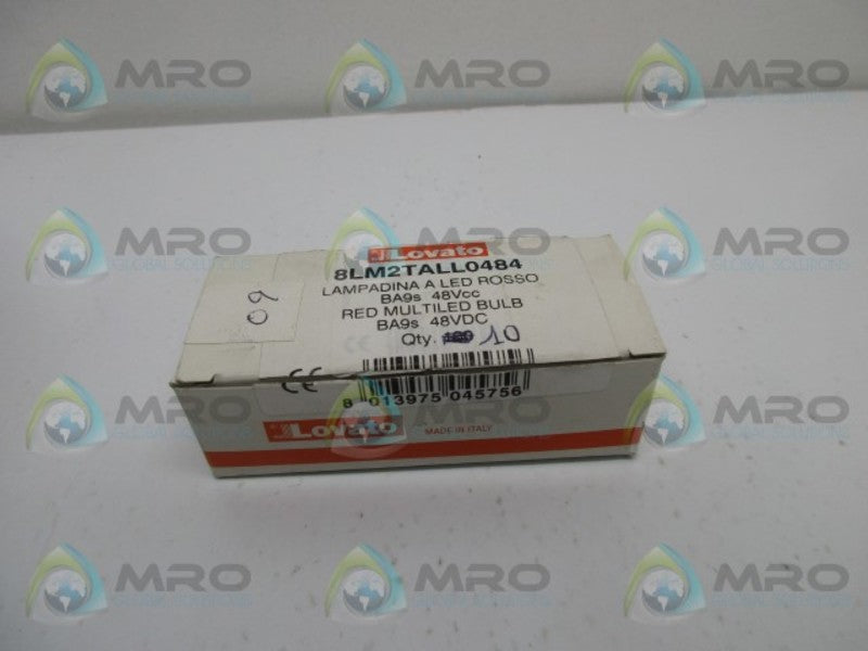 LOVATO 8LM2TALL0484 RED MULTI LED BULB (IN BOX)  NSNP