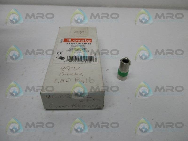 LOVATO 8LM2TALL0483 GREEN MULTI LED BULB (IN BOX)  NSNP
