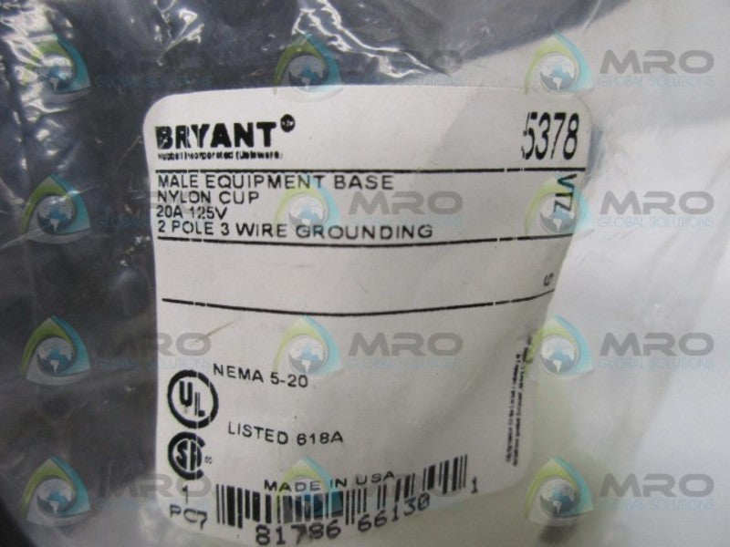 BRYANT 5378 RECEPTACLE * NEW IN FACTORY BAG *