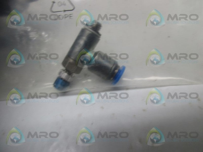 FESTO GRLA-M5-QS-4-RS-D ONE WAY FLOW CONTROL VALVE * NEW IN FACTORY BAG *