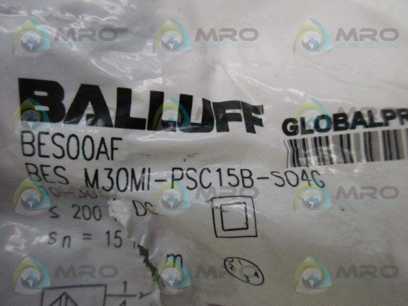 BALLUFF BESM30MI-PSC15B-S04G INDUCTIVE SENSOR  NSMP