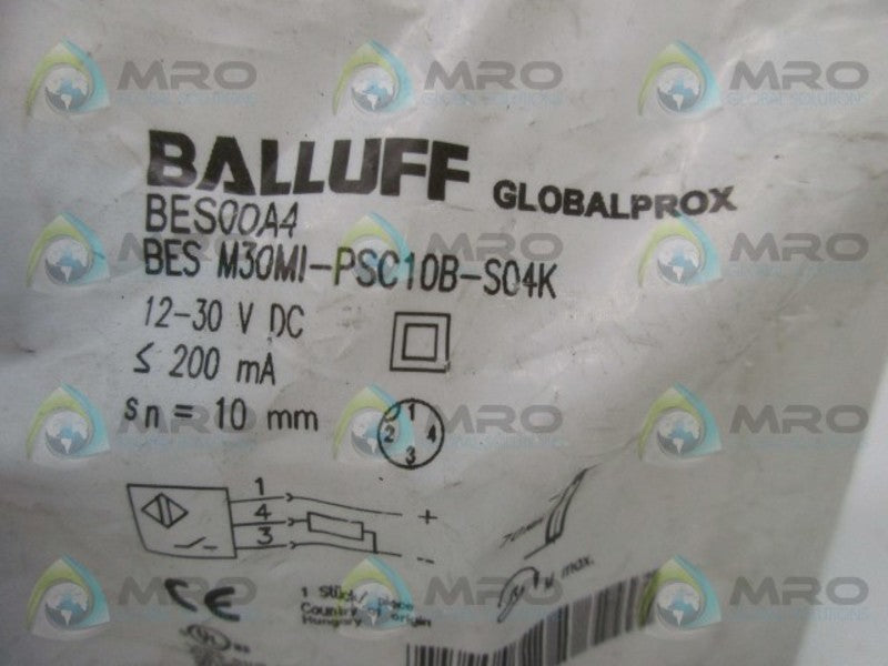 BALLUFF BESM30MI-PSC10B-S04K INDUCTIVE SENSOR * NEW IN FACTORY BAG *