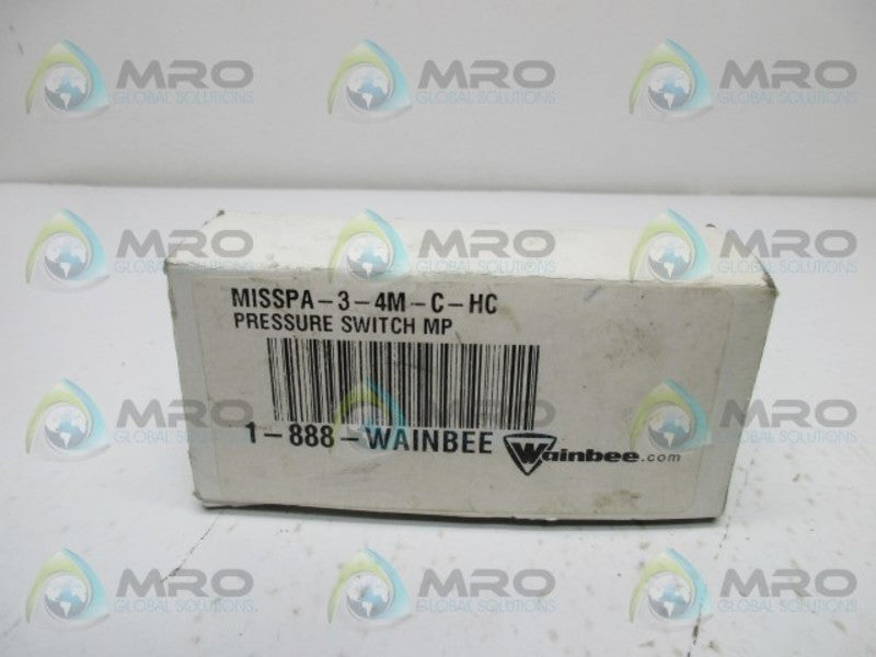 WAINBEE MISSPA-3-4M-C-HC PRESSURE SWITCH  NSMP