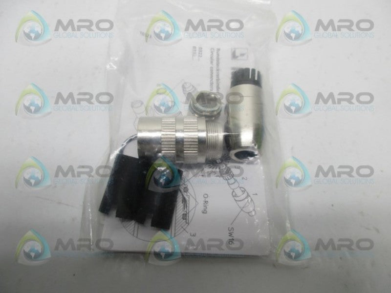 LUMBERG 0322-07 CONNECTOR CIRCULAR FEMALE STRAIGHT  NSNP IN BAG