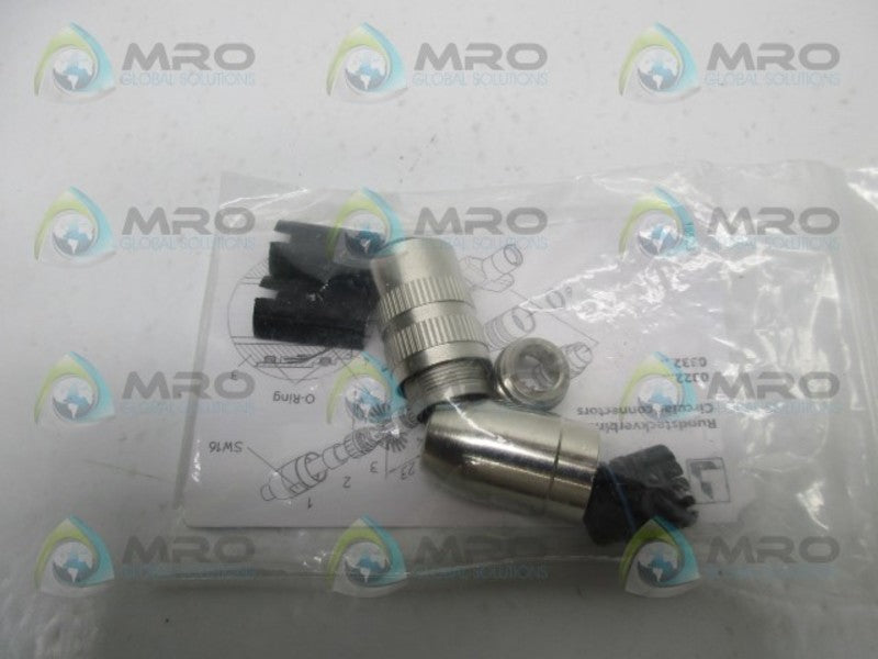 LUMBERG 0322-07 CONNECTOR CIRCULAR FEMALE STRAIGHT  NSNP IN BAG