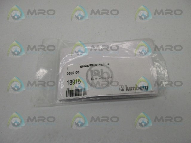 LUMBERG 0332-06 CIRCULAR CONNECTOR * NEW IN BAG *