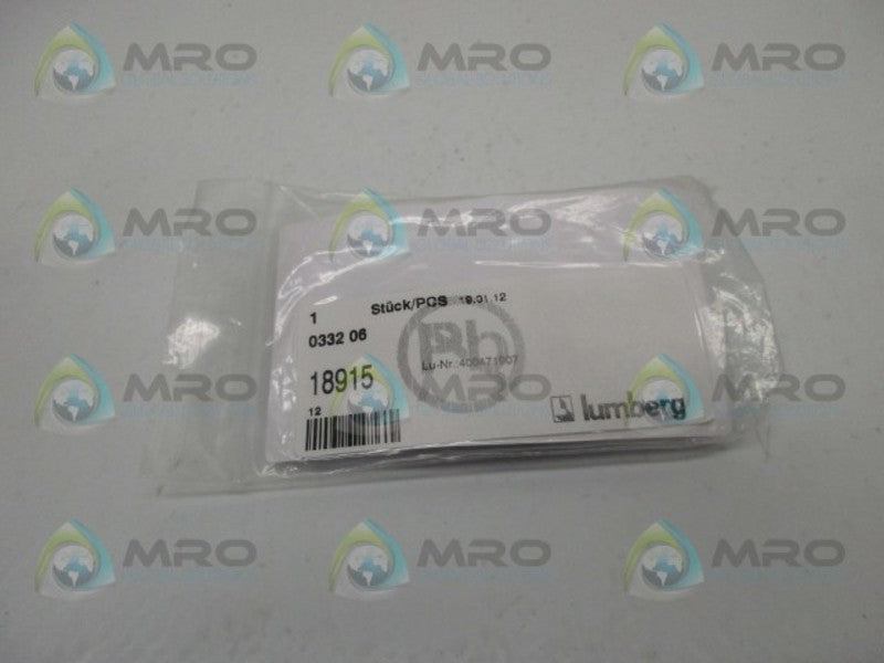 LUMBERG 0332-06 CIRCULAR CONNECTOR * NEW IN BAG *