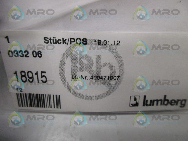 LUMBERG 0332-06 CIRCULAR CONNECTOR * NEW IN BAG *
