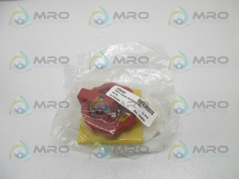 ABB OLZ332RRY ROUND PADLOCK HANDLE RED/YELLOW * NEW IN BAG *
