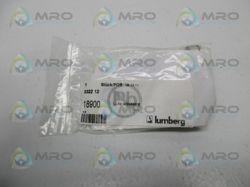 LUMBERG 0332-12 CIRCULAR CONNECTOR  NSNP IN BAG