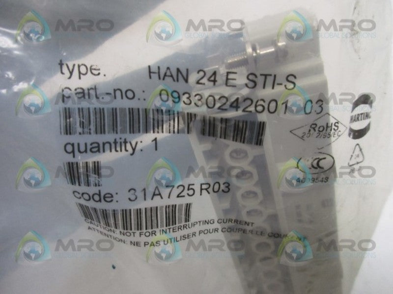 HARTING 09330242601 * NEW IN FACTORY BAG *