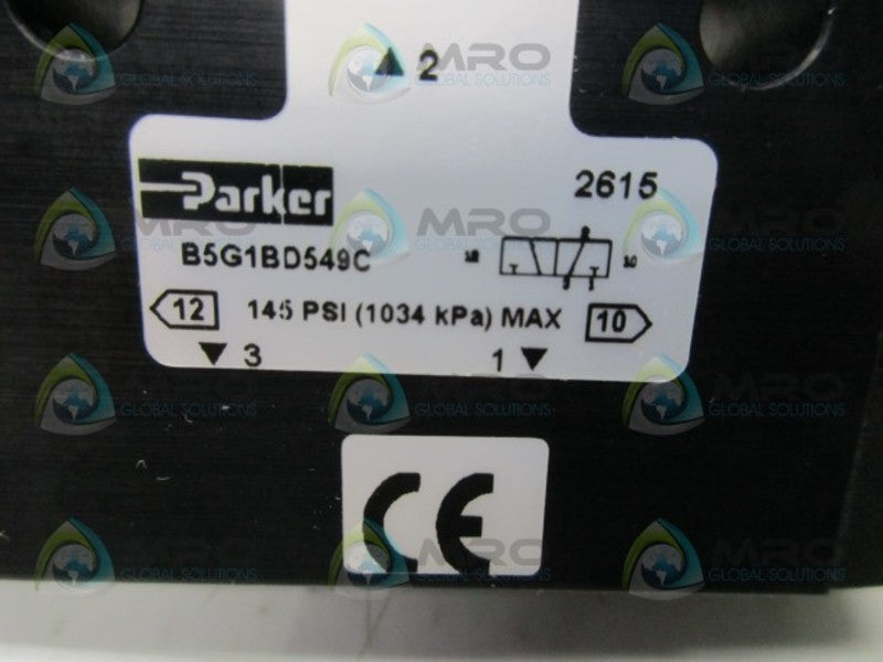 PARKER B5G1BD549C PNEUMATIC SOLENOID VALVE  NSMP