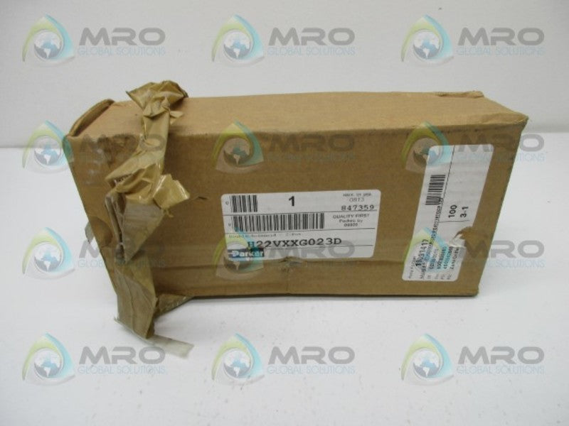 PARKER H22VXX6023D DOUBLE SOLENOID VALVE  NSMP