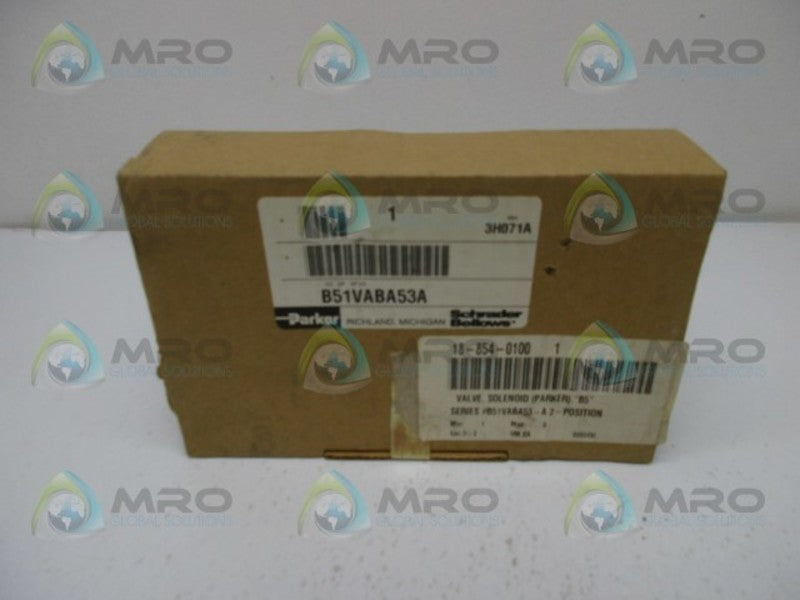 PARKER B51VABA53A PNEUMATIC SOLENOID VALVE  NSMP