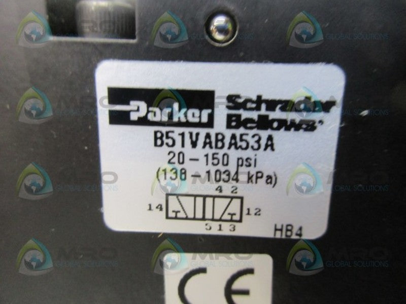 PARKER B51VABA53A PNEUMATIC SOLENOID VALVE  NSMP