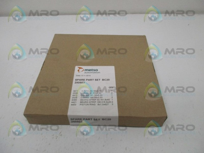 METSO BC20-250503 SPARE PAART SET DATE:2015 * FACTORY SEALED *