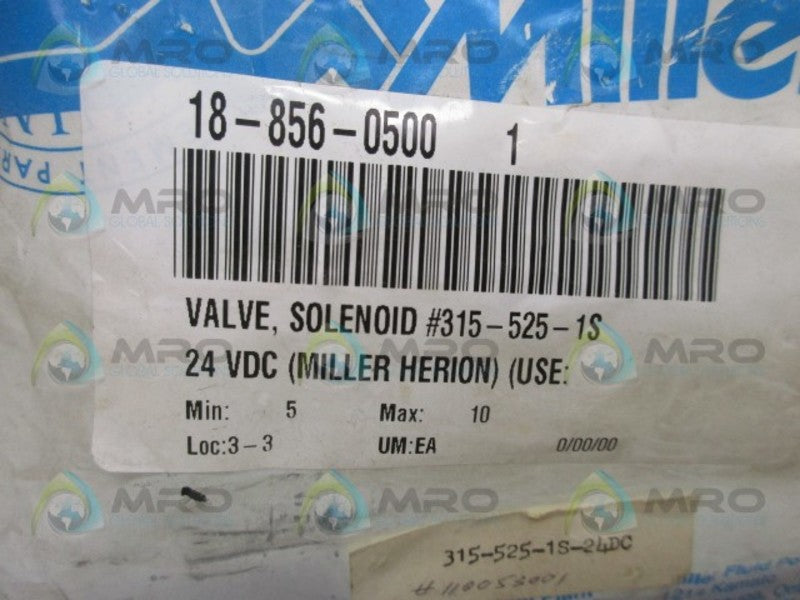 MILLER 315-525-1S SOLENOID VALVE * NEW IN FACTORY BAG *