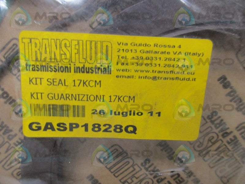 TRANSFLUID GASP1828Q KIT SEAL 17KCM  NSNP IN ORIGIAL PACKAGE