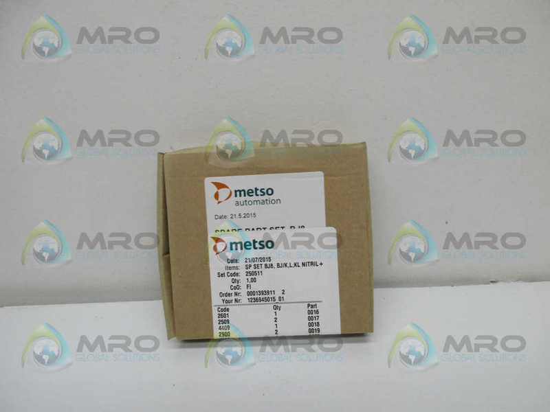 METSO 250511 REBUILD KIT * FACTORY SEALED *