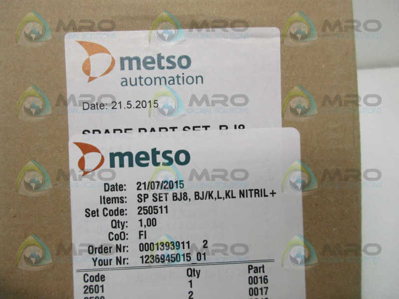 METSO 250511 REBUILD KIT * FACTORY SEALED *