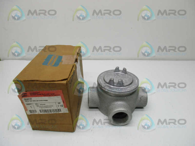 CROUSE HINDS GUAT47 CONDUIT OUTLET BOX 1 1/4"  NSMP