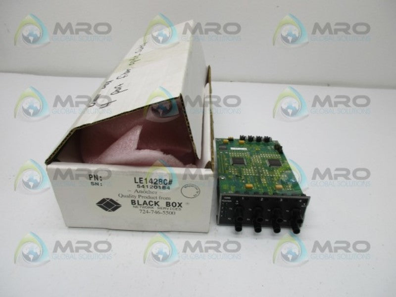 BLACK BOX LE1428C 4-PORT FIBER MODULE  NSMP