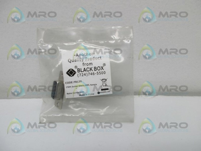 BLACK BOX FB120 D89  FEMALE SOLDER SHELL  NSMP