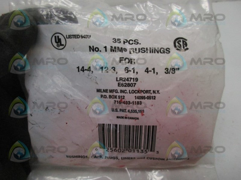 MILINE NO. 1 MM BUSHINGS (PK OF 35)  NSMP