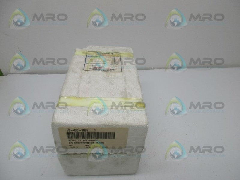 YOKOGAWA YE/DB-40 PANEL METER 400-0-400 DC AMPS  NSMP
