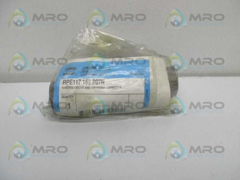 CROUSE HINDS RPE117150P07N CONNECTOR ARKTROL PLUG  NSNP IN BAG