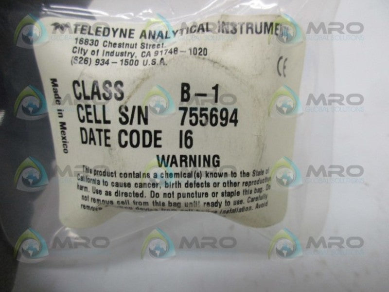 TELEDYNE B-1 OXYGEN SENSOR * NEW IN FACTORY BAG *