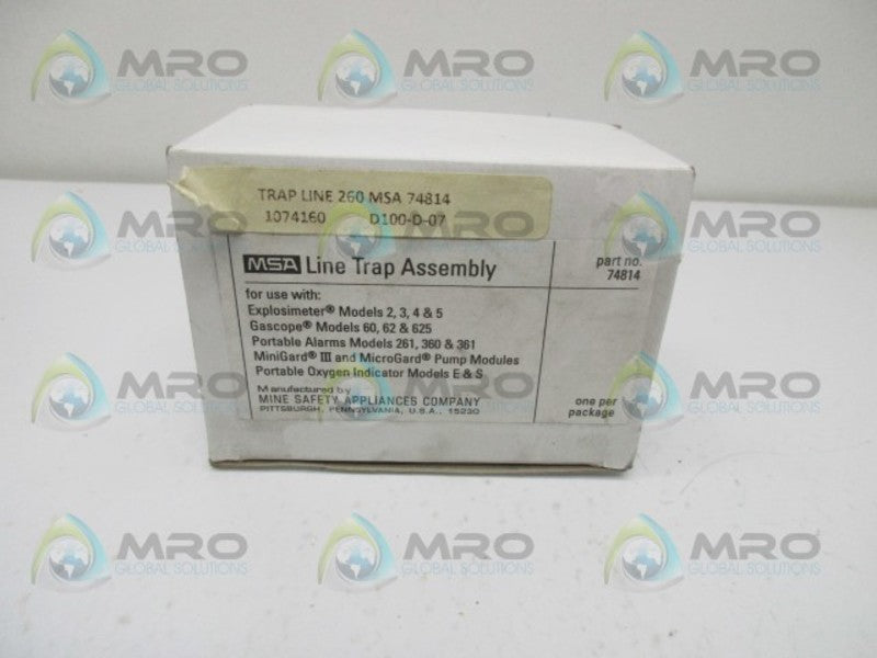MSA 74814 LINE TRAP ASSEMBLY  NSMP