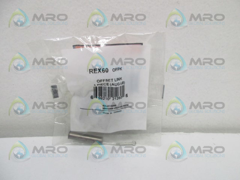 REXNORD REX60OFPK OFFSET LINK * NEW IN FACTORY BAG *