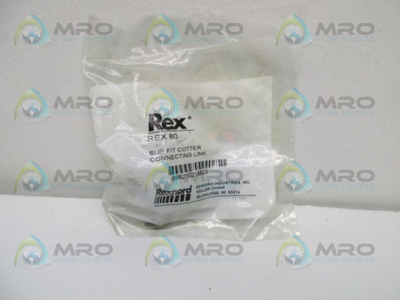 REXNORD REX80 SLIP FIT COTTER CONNECTING LINK  NSMP