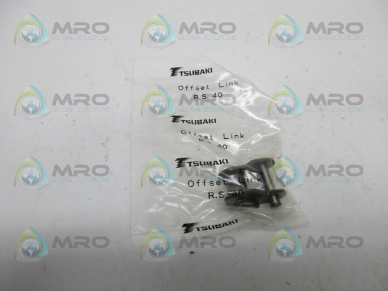 TSUBAKI RS40 OFFSET LINK * NEW IN FACTORY BAG *